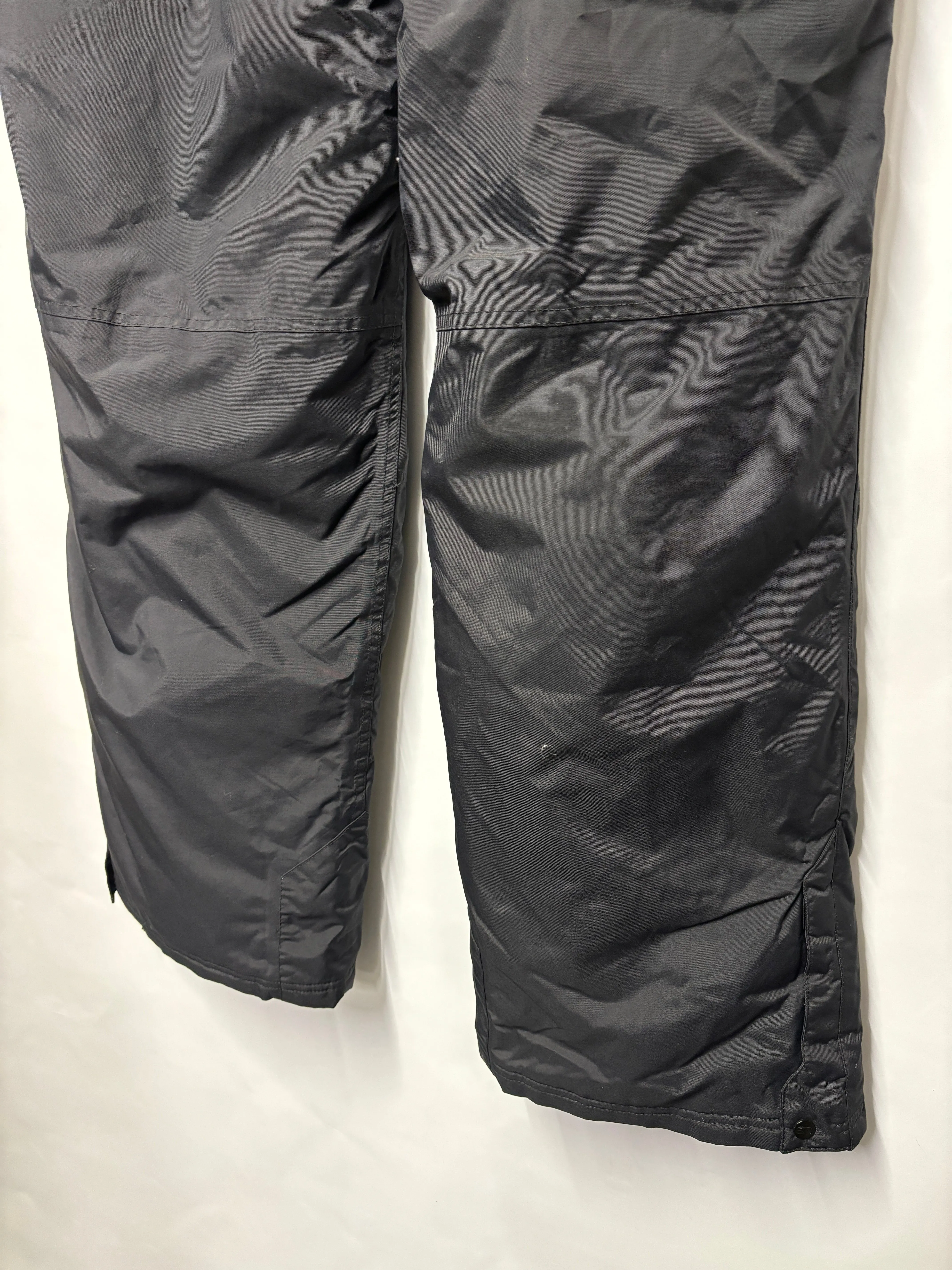 Trespass Black Insulated And 5000m Waterproof Salopettes XL