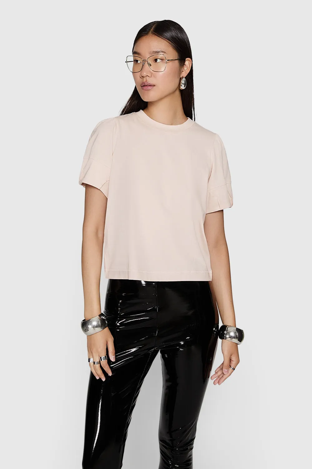 Val Puffed Sleeve T Shirt